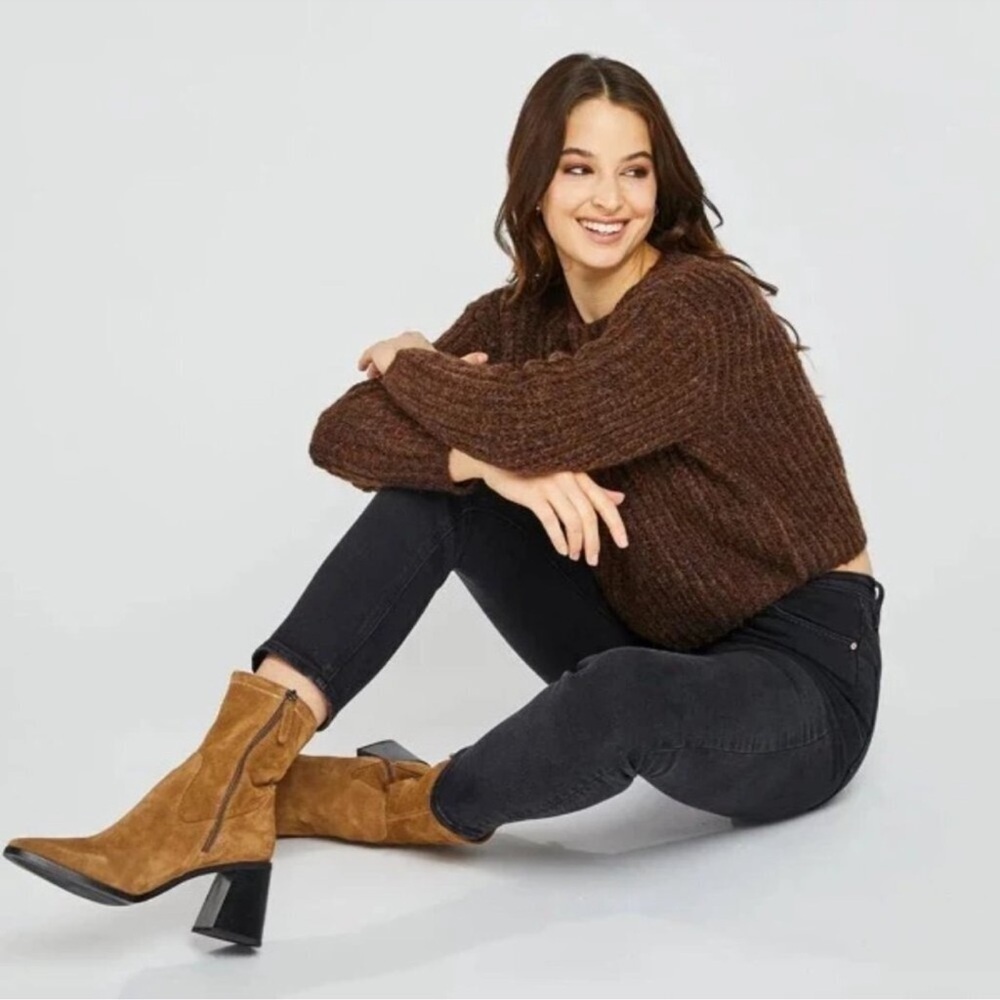 Gentle Fawn Carnaby Pullover Sweater- Brown- Size XL